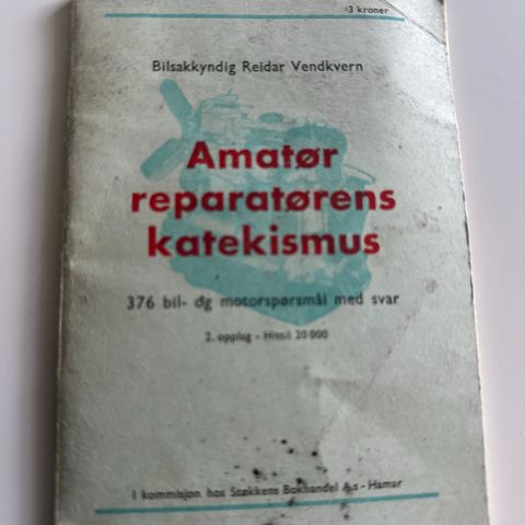 Amatør reparatørene katekismus selges