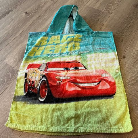 Badeponcho / håndkle med hette Lightning McQueen