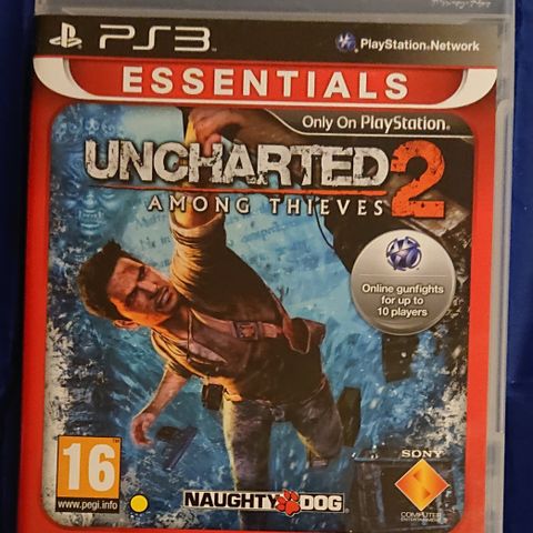 Uncharted 2 among thieves Essentials til Ps3.