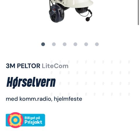 3M Peltor LiteCom Hørselvern