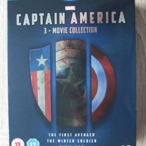 DVD/Blu-ray samling, Captain America, Thor, The Avengers boxed sets m.m.
