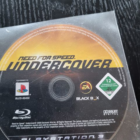 Need for speed undercover  PS3