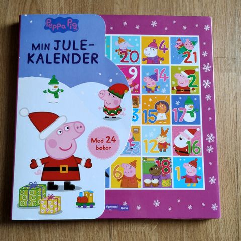 Julekalender med Peppa Pig bøker