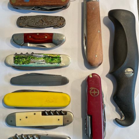 Diverse lommekniver / foldekniver selges