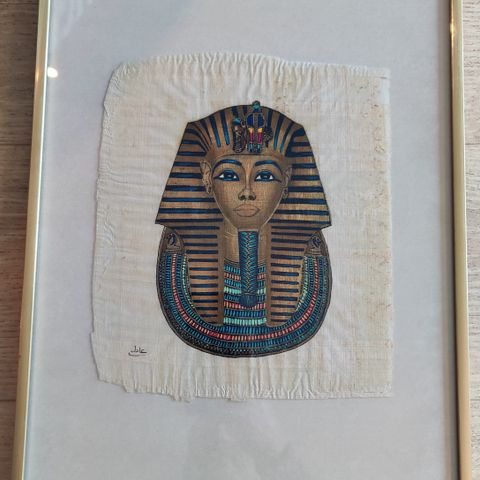 Trykk på papyrus fra Egypt