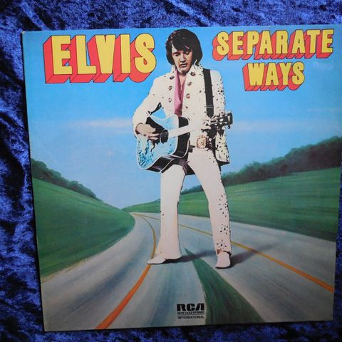 ELVIS PRESLEY - SEPARATE WAYS - HITSAMLING MED KULT COVER 1972 - JOHNNYROCK