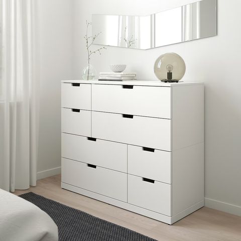 Nordli kommoder 120×99 med tilbehør