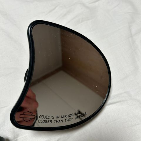 Harley Davidson Fairing mount mirror, Batwing, speil, v+h