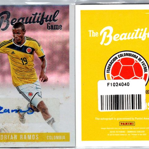 Adrian Ramos - Panini Donruss - Auto