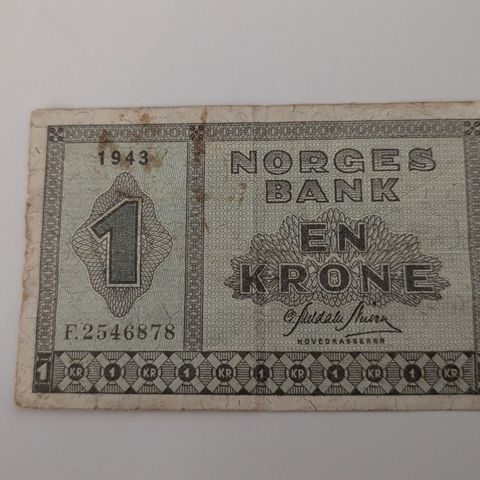1 krone 1943 (F)