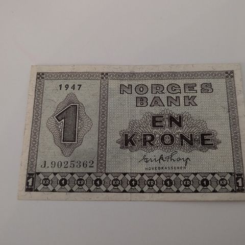 1 krone 1947 (J)