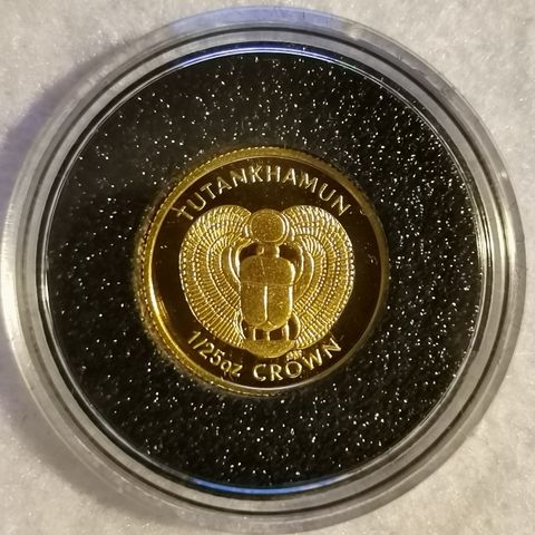 2008, Tutankhamun, 1/25 oz, 9999 gull.