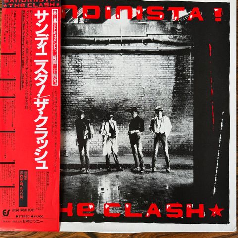 The Clash - «Sandinista» Japansk 1. pressing m/obi