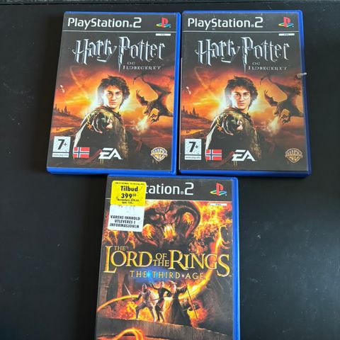 Harry Potter og Ringenes Herre til PS2