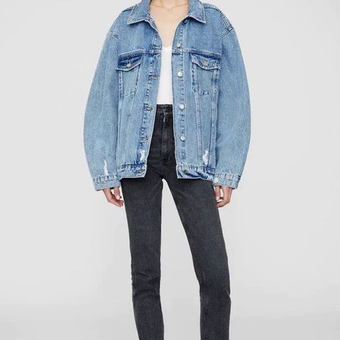 Anine Bing Rory Denim Jacket, str XS