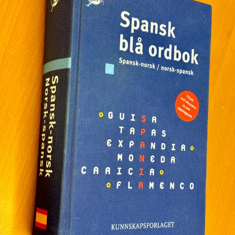 Spansk blå ordbok