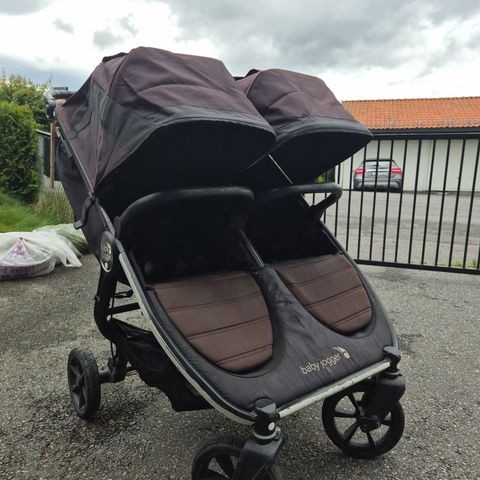 Babyjogger City Mini GT-double - med babybag - købt ny i 2020