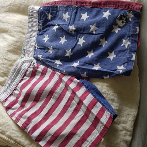 Tropicalia shorts med USA motiv