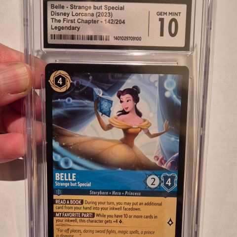 Belle Disney card CGC 10 gem mint