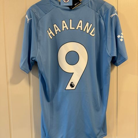 Manchester City 2023/24 Erling Haaland Fotballdrakt BNWT (L)