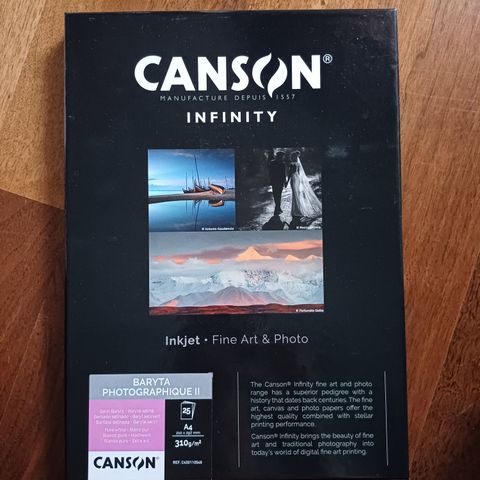 Canson Infinity Baryta Photographique II