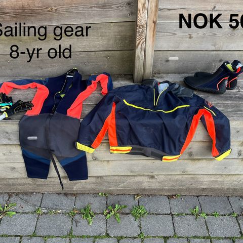 Sailing gear - 8 years old