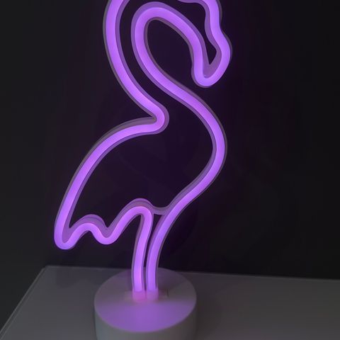 LED lys Flamingo