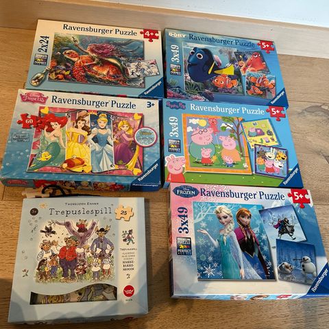 6 (13) Puslespill Ravensburger / Damm