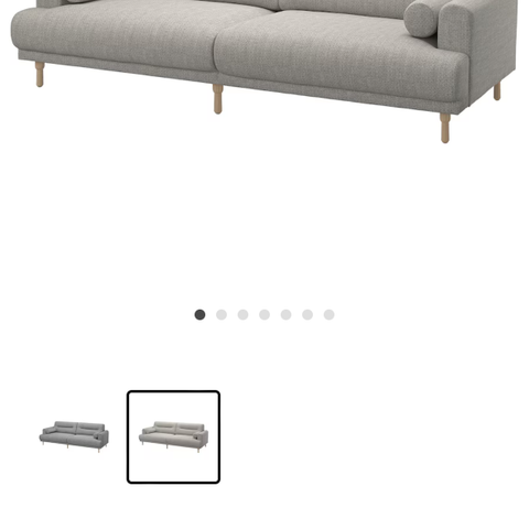 3-seter sofa Långaryd (nypris 10.999kr)