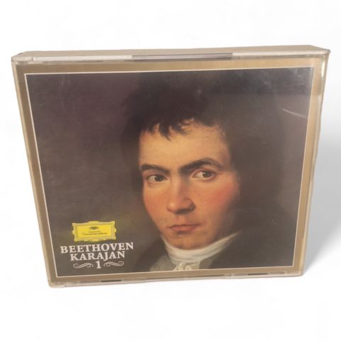 Beethoven Karajan 1 Symphonies 1- 6 Deutsche Grammophon Box 3 CD Set