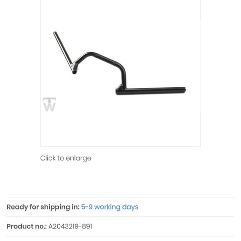 Ace Handlebar for Triumph Street Twin / Street Cup /Bonneville etc