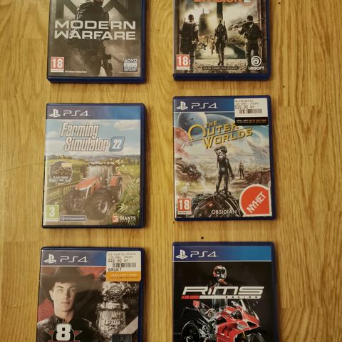 Playstation 4 Video Games - 200 kr each