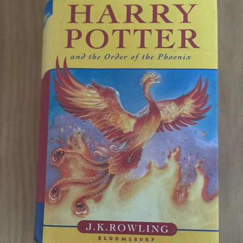 Harry Potter and the order of phoenix (English) hardbundet