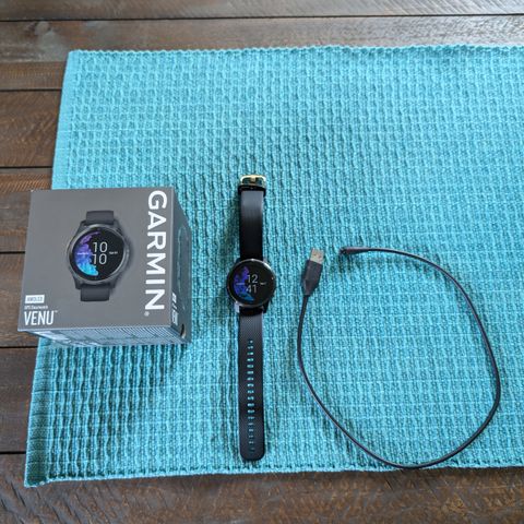 Garmin Venu GPS smartklokke sort