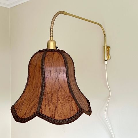 Norsk Vegglampe . T.Røste og CO - retro / vintage