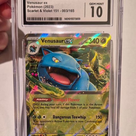 Venusaur ex 003/165 CGC 10