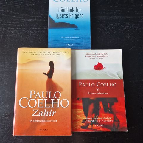 3 bøker av Paulo Coelho