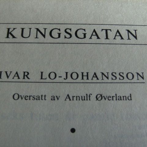 Kungsgatan - Ivar Lo Johansen