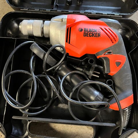 Black & Decker elektrisk drill