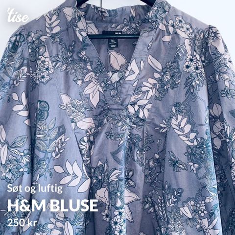 H&M bluse - supersøt!