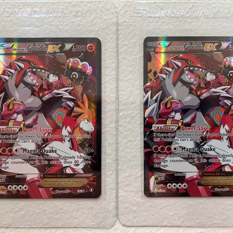 TEAM MAGMA's Groudon EX (2 stk) (Reservert)