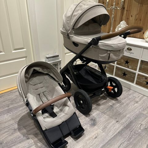 😍Nydelig Stokke Trailz Brushed grey😍