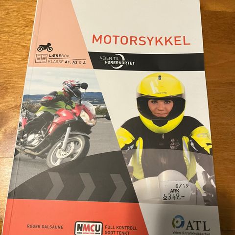 Veien til førerkortet Motorsykkel klasse A1, A2 og A