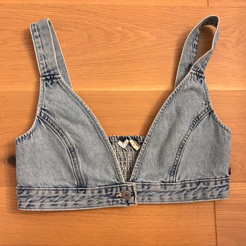 LEVIS JOLI DENIM CROP TOP