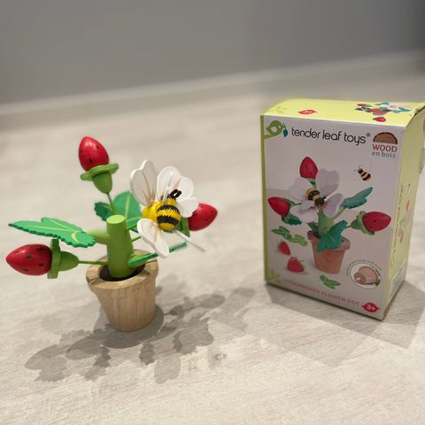 Tender leaf toys- strawberry flower pot