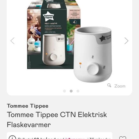 Elektrisk  flaskevarmer