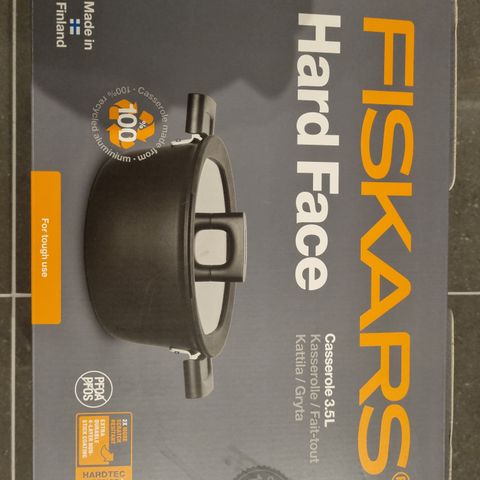 Fiskars hard face 3.5l kasserolle selges