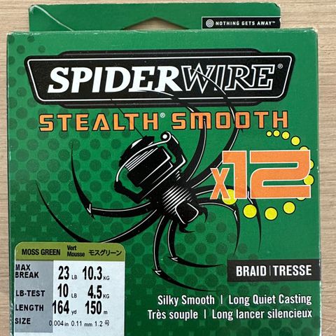 Spiderwire x12 braid/multifilament sene.