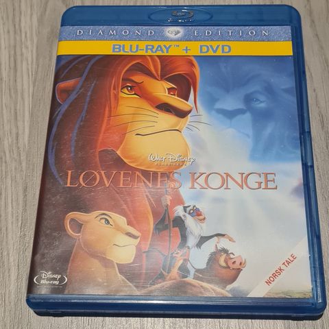 LØVENES KONGE BLU-RAY OG DVD