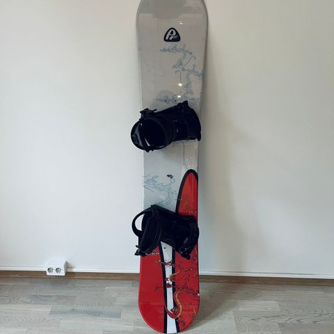 PF snowboard og Vans støvler